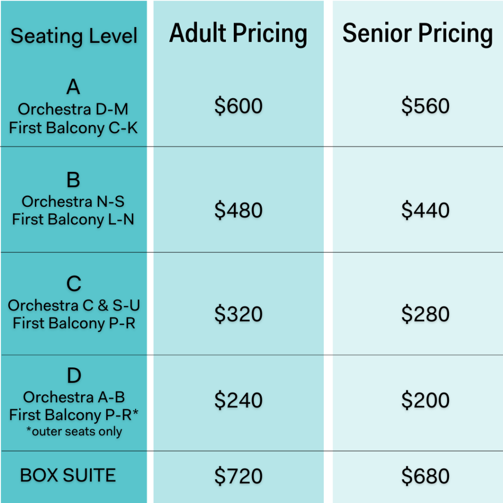 8 concert package
