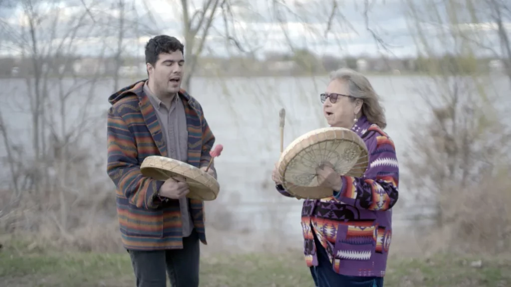 Jeremy Dutcher and Maggie Paul