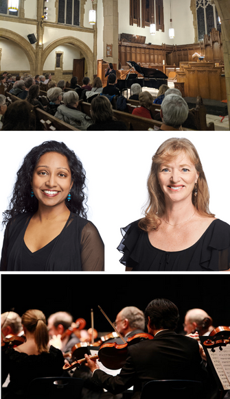 Suhashini Arulanandam and Elspeth Thomson at the Hamilton Philharmonic Orchestra HPO, for the Composer Festival Recital at Hamilton Ontario. Suhashini Arulanandam and Elspeth Thomson at the Hamilton Philharmonic Orchestra HPO, for the Composer Festival Recital at Hamilton Ontario.