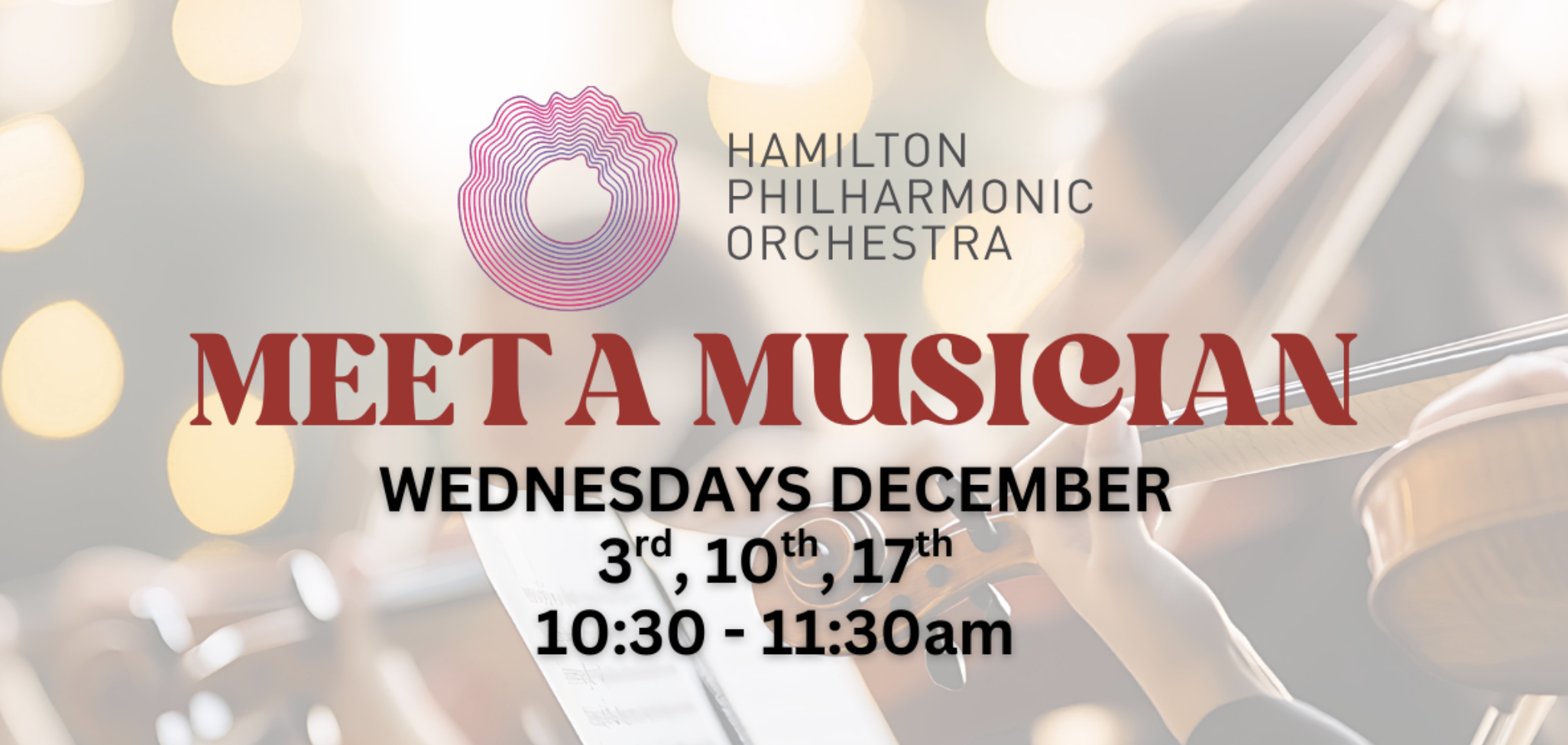 Holiday Music & Meet A Musician